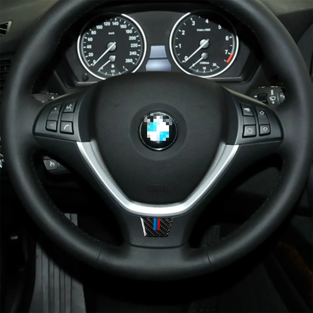 Carbon Fiber Steering Wheel Bottom Frame Cover Trim for BMW E70 X5 2008-2013 Stylish Car Accessories Car Stickers Brand New
Carbon Fiber Steering Wheel Bottom Frame Cover Trim for BMW E70 X5 2008-2013 Stylish Car Accessories Car Stickers Brand New