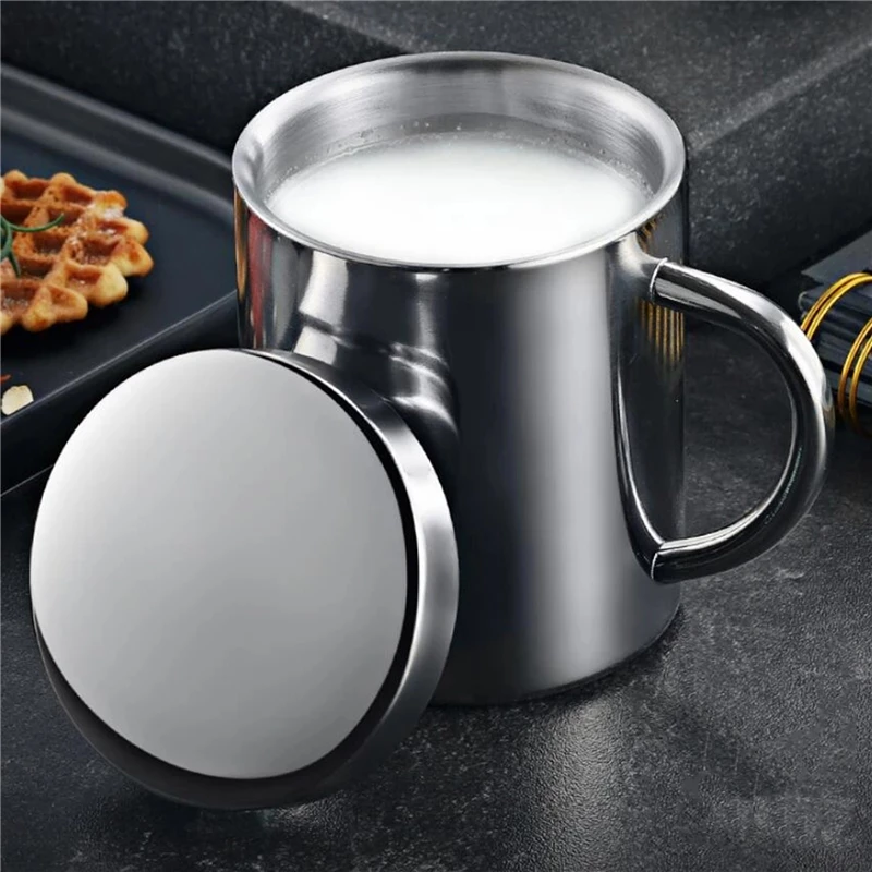 Kitchen Stainless Steel Coffee Mug Easy Grip With Lid Bar Double Wall Drinking Milk Office Large Capacity Thermal Insula
Kitchen Stainless Steel Coffee Mug Easy Grip With Lid Bar Double Wall Drinking Milk Office Large Capacity Thermal Insula