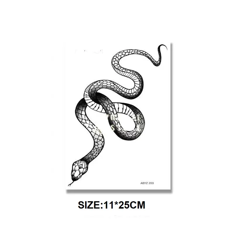 Big Size Black Snake Temporary Tattoo Stickers For Women Men Body Waist Waterproof Fake Tatto Dark Wine Snake Tatto
Big Size Black Snake Temporary Tattoo Stickers For Women Men Body Waist Waterproof Fake Tatto Dark Wine Snake Tatto