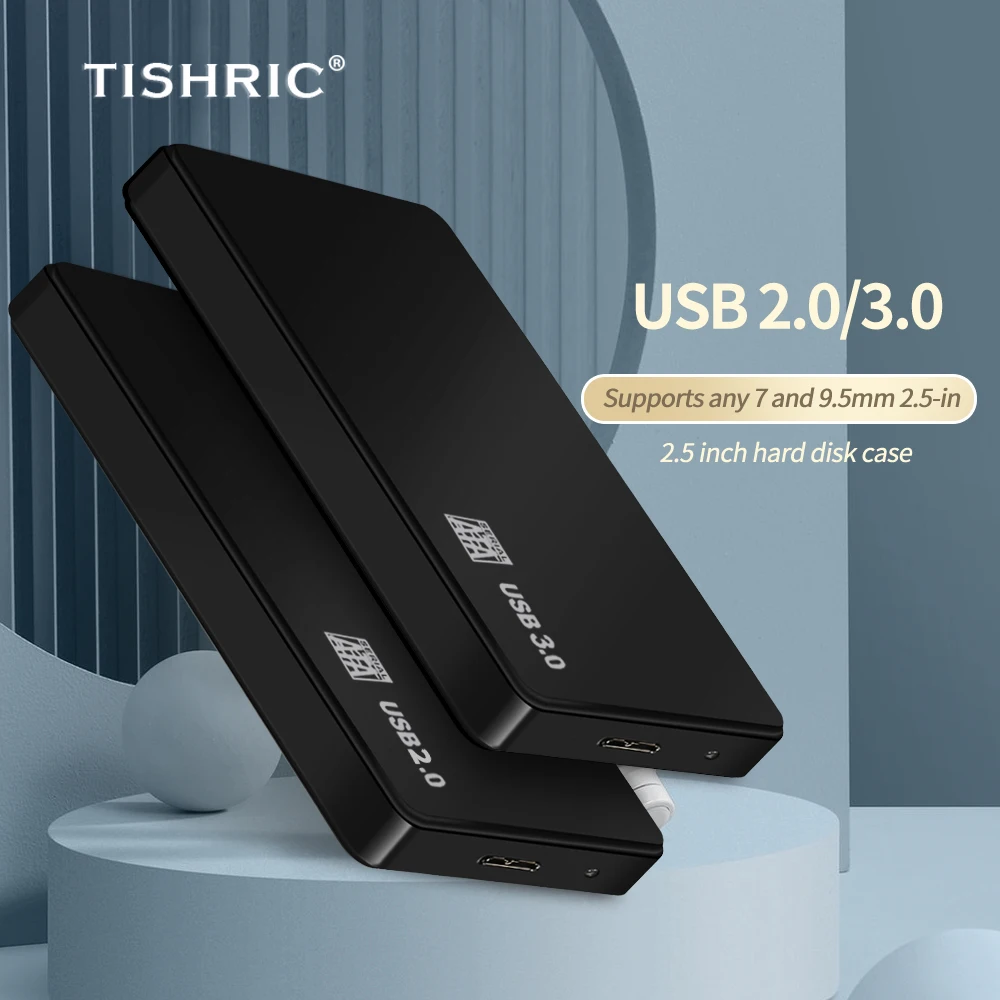 TISHRIC футляр для внешнего жесткого диска Optibay Sata к USB2.0/USB3.0 HDD корпус 2 5 SSD HD внешний