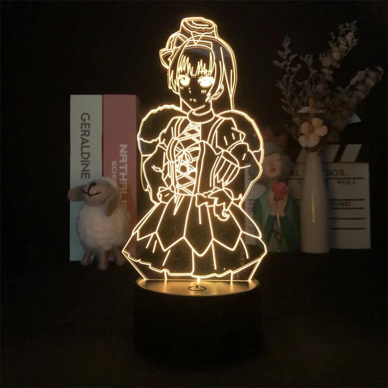 

3d Lamp Love Live Sunshine Hanamaru Kunikida Manga Japanese Anime 3D Night Light Alarm Clock Base Lamp Colorful Table Present