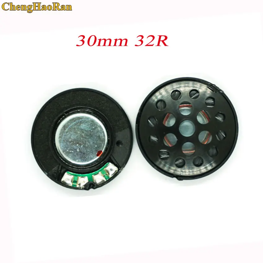 ChengHaoRan 2pcs 30mm 32R 32ohm Headphone Speaker Unit With Cap White Magnetic Headset Driver Full Range Speakers For Headphones
ChengHaoRan 2pcs 30mm 32R 32ohm Headphone Speaker Unit With Cap White Magnetic Headset Driver Full Range Speakers For Headphones