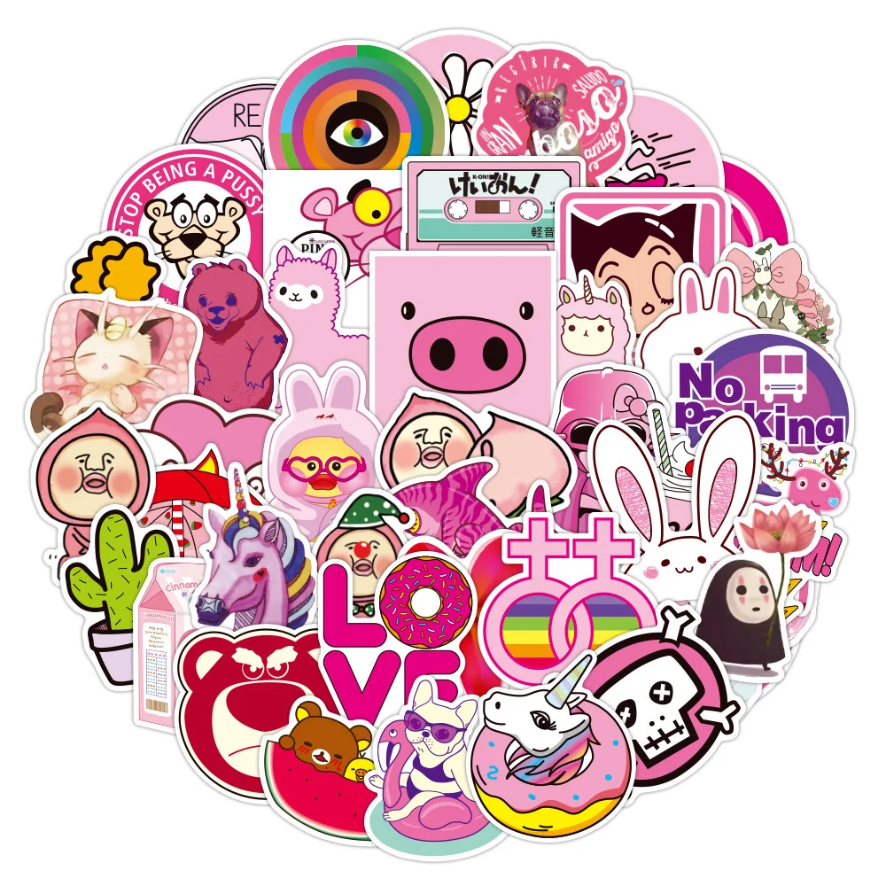 10/30/50PCS Cute Pink Girl Colorful Sticker Toy DIY Skateboard Suitcase Luggage Laptop Ipad Waterproof Decal Sticker Wholesale
10/30/50PCS Cute Pink Girl Colorful Sticker Toy DIY Skateboard Suitcase Luggage Laptop Ipad Waterproof Decal Sticker Wholesale