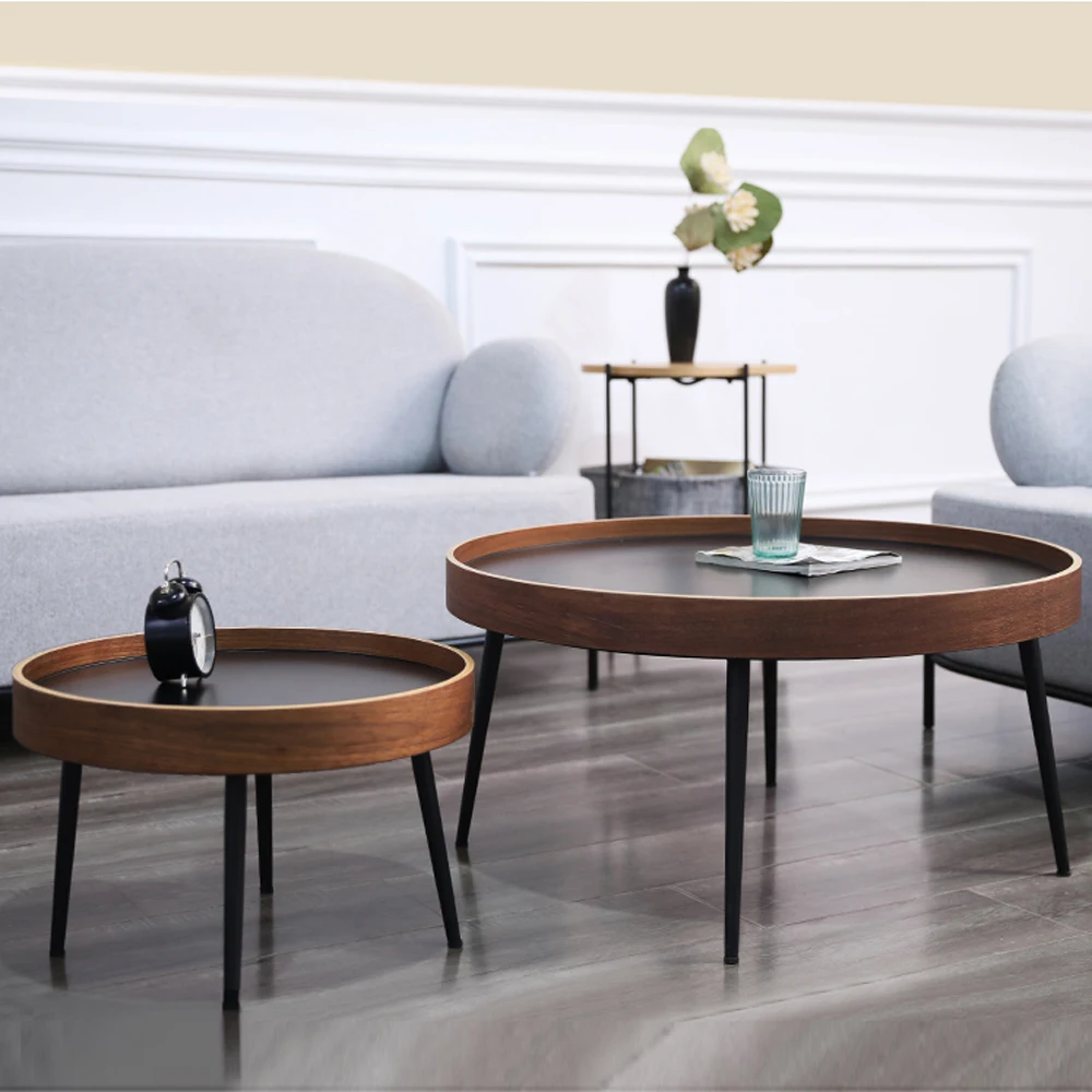 Solid Sofa Side Table Bedside Tea Tray Floor Center End Table Round Coffee tables Minimalist Simple Modern Wood metal Casting
Solid Sofa Side Table Bedside Tea Tray Floor Center End Table Round Coffee tables Minimalist Simple Modern Wood metal Casting