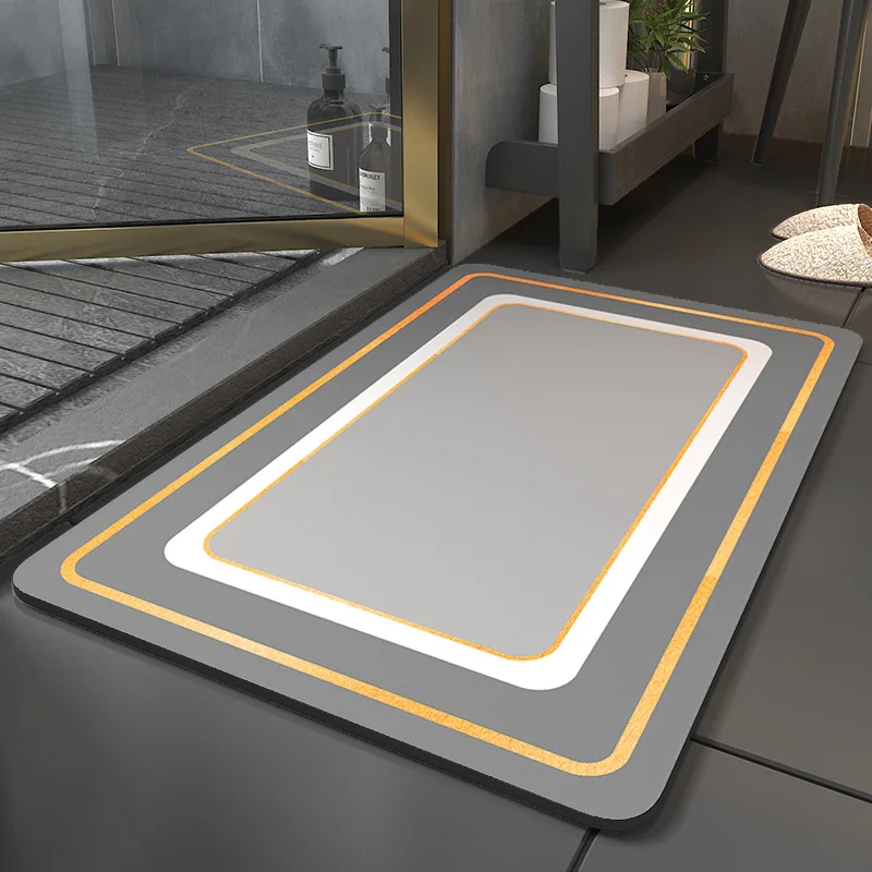 Bath Mat Absorbent Quick Drying Rubber Bathroom Rug Non Slip Oil-proof Kitchen Living Room Entrance Doormats Home Floor Mats
Bath Mat Absorbent Quick Drying Rubber Bathroom Rug Non Slip Oil-proof Kitchen Living Room Entrance Doormats Home Floor Mats