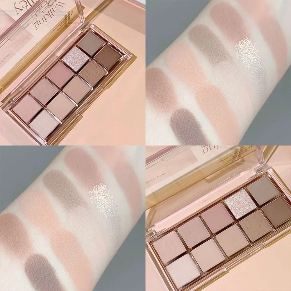 10 Colors Professional Eyeshadow Palette Shimmer Matte Earth Color Eye Shadow Waterproof Long Lasting Makeup Cosmetics TSLM1
10 Colors Professional Eyeshadow Palette Shimmer Matte Earth Color Eye Shadow Waterproof Long Lasting Makeup Cosmetics TSLM1