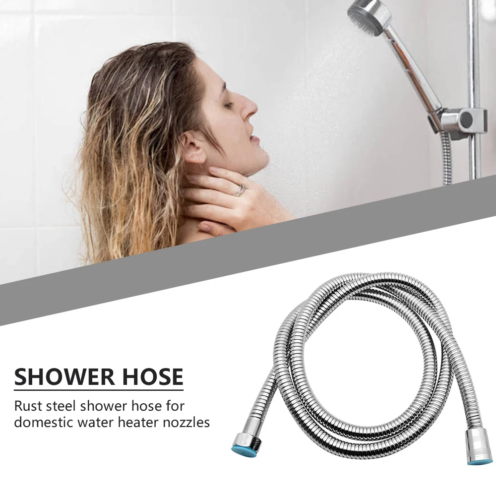 Shower Head Hose Flexible Extra Long Handheld Sprayer Hose Stainless Steel Bathroom Soft Water Pipe Replacement 
Shower Head Hose Flexible Extra Long Handheld Sprayer Hose Stainless Steel Bathroom Soft Water Pipe Replacement