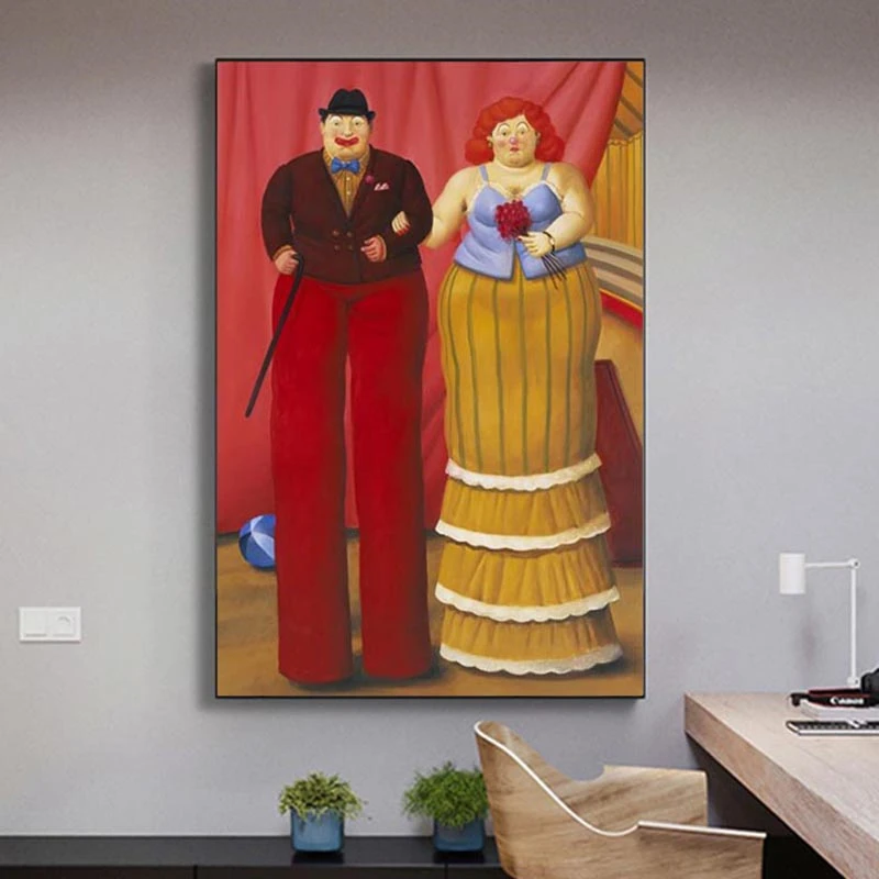 Funny Art of a Couple by Fernando Botero Canvas Paintings On the Wall Art Posters And Prints Modern Art Wall Pictures Home Decor
Funny Art of a Couple by Fernando Botero Canvas Paintings On the Wall Art Posters And Prints Modern Art Wall Pictures Home Decor