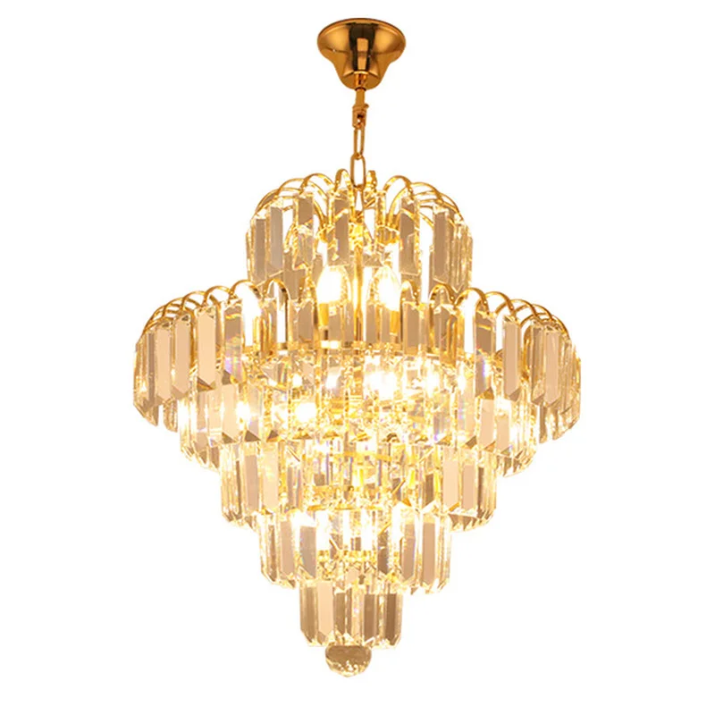 Modern minimalist crystal restaurant chandeliers LED Luster living room chandelier European bedroom stairs aisle Light fixture
Modern minimalist crystal restaurant chandeliers LED Luster living room chandelier European bedroom stairs aisle Light fixture