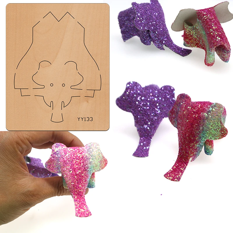 Wooden die-cut clipboard process knife mold stereoscopic baby elephant knife mold is compatible with most manual die-cutting
Wooden die-cut clipboard process knife mold stereoscopic baby elephant knife mold is compatible with most manual die-cutting
