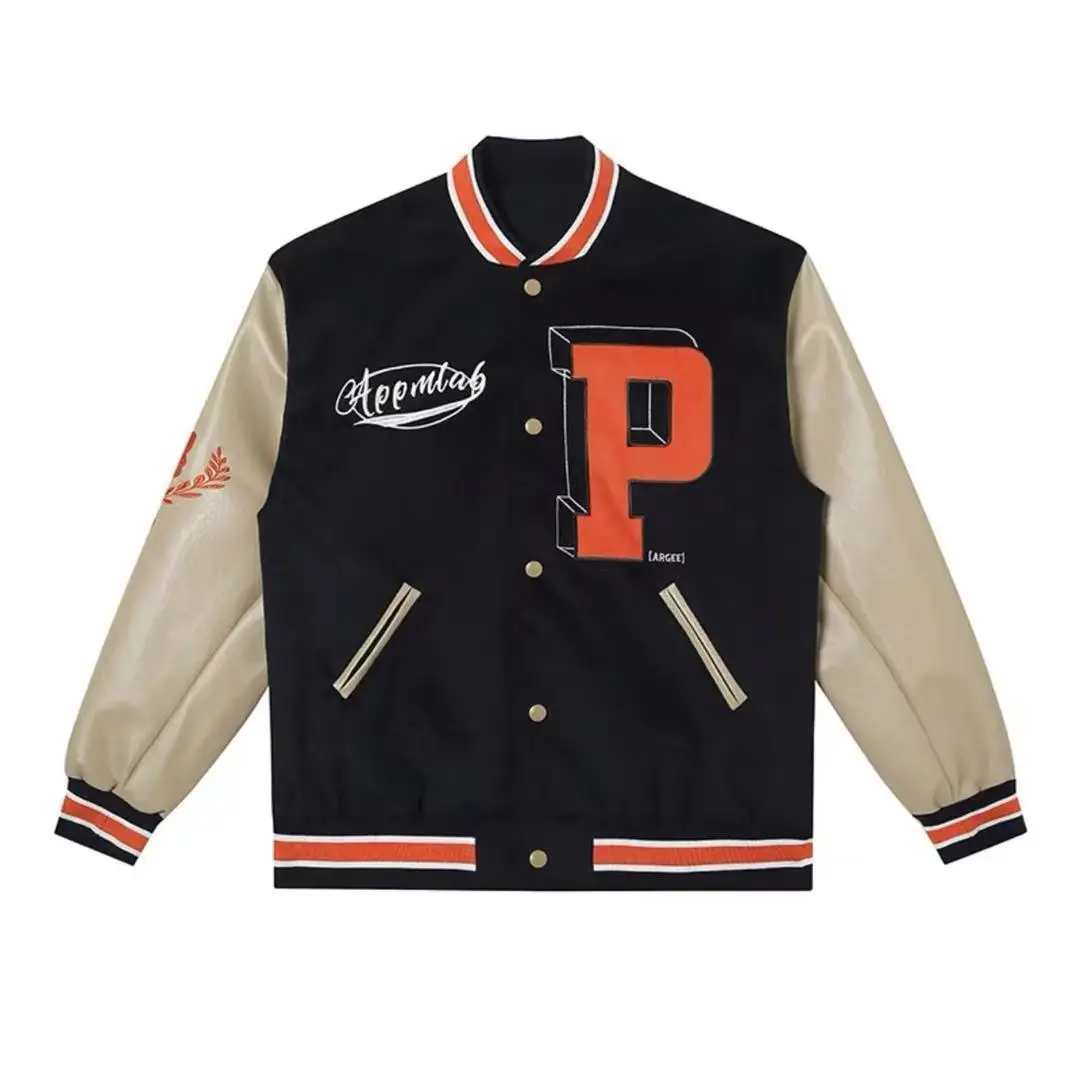 New American retro casual jacket hip-hop jacket male stitching high street long-sleeved baseball uniform female autumn
New American retro casual jacket hip-hop jacket male stitching high street long-sleeved baseball uniform female autumn