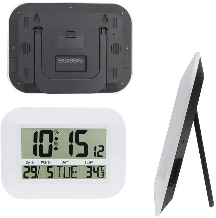 Digital Wall Clock Battery Operated Simple Large LCD Alarm Clocks Temperature Calendar Date Home Decor Large Screen Wall Clock
Digital Wall Clock Battery Operated Simple Large LCD Alarm Clocks Temperature Calendar Date Home Decor Large Screen Wall Clock