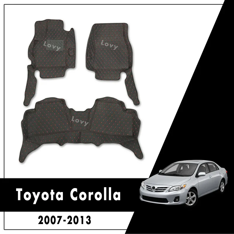 Коврики для Toyota Corolla X 10th E140 E150 2007 2008 2009 2010 2011 2012 2013|Автомобильные коврики в салон| |