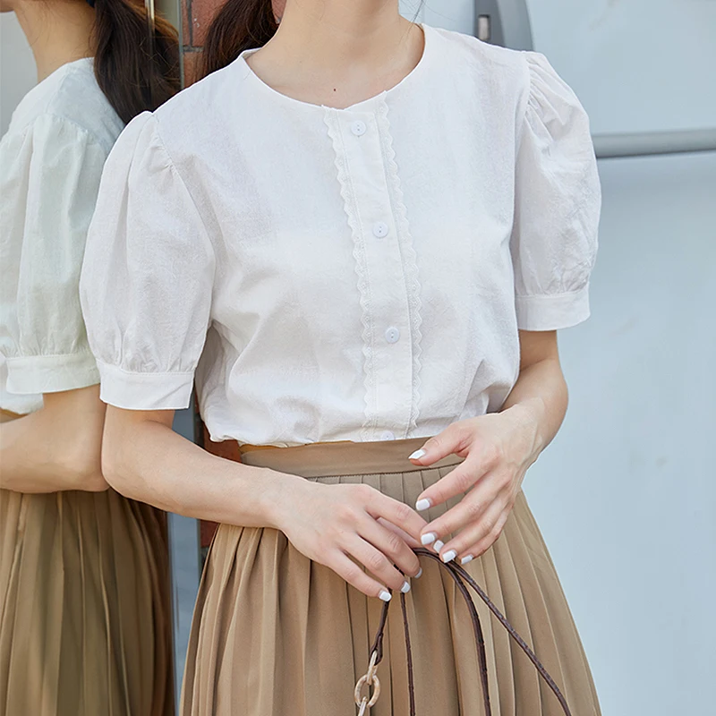 BETHQUENOY Vintage Cotton Shirts Women Blusas Camisas Mujer Puff Sleeve Blouses Summer White Ladies Tops 2021 Chemise Femme
BETHQUENOY Vintage Cotton Shirts Women Blusas Camisas Mujer Puff Sleeve Blouses Summer White Ladies Tops 2021 Chemise Femme