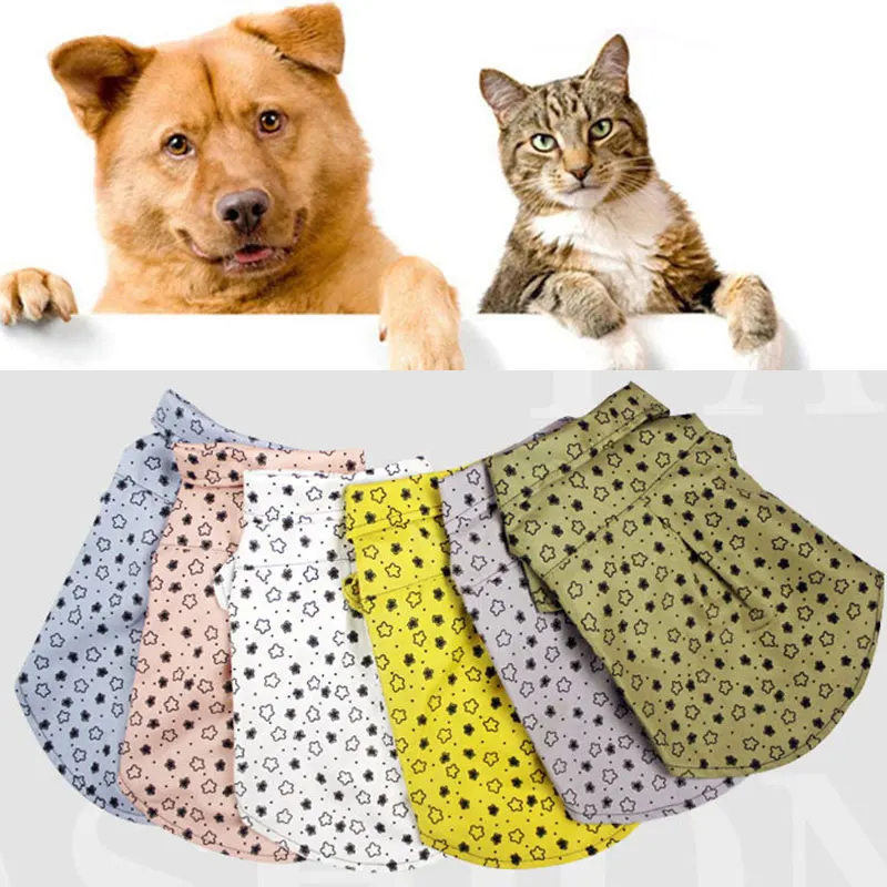 Comfortable Skin-friendly Short Sleeve Dog Shirt Five-pointed Star Printed Small Dog T-shirt Beautiful Small Fresh Pet Clothes
Comfortable Skin-friendly Short Sleeve Dog Shirt Five-pointed Star Printed Small Dog T-shirt Beautiful Small Fresh Pet Clothes