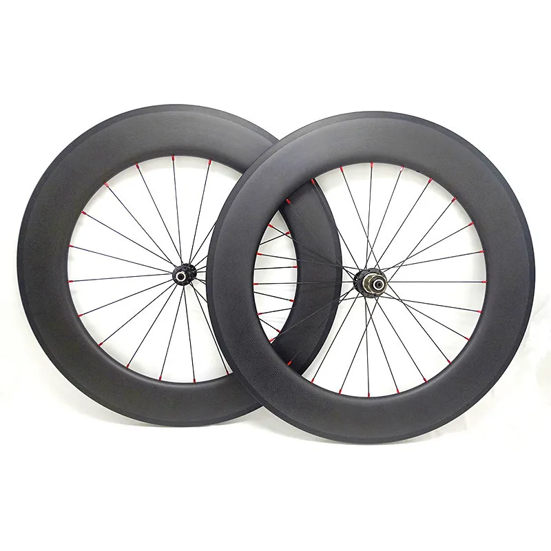 

Carbon 700c Wheelset 88x23mm Road Bicycle Rims Clincher or Tubular Bike Wheels V Brake Powerway R13 100x9mm 130x9mm Pillar 1432