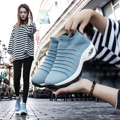 2021 autumn new flying woven casual sneakers, breathable, lightweight and comfortable, thick-soled large-size flat shoes
2021 autumn new flying woven casual sneakers, breathable, lightweight and comfortable, thick-soled large-size flat shoes