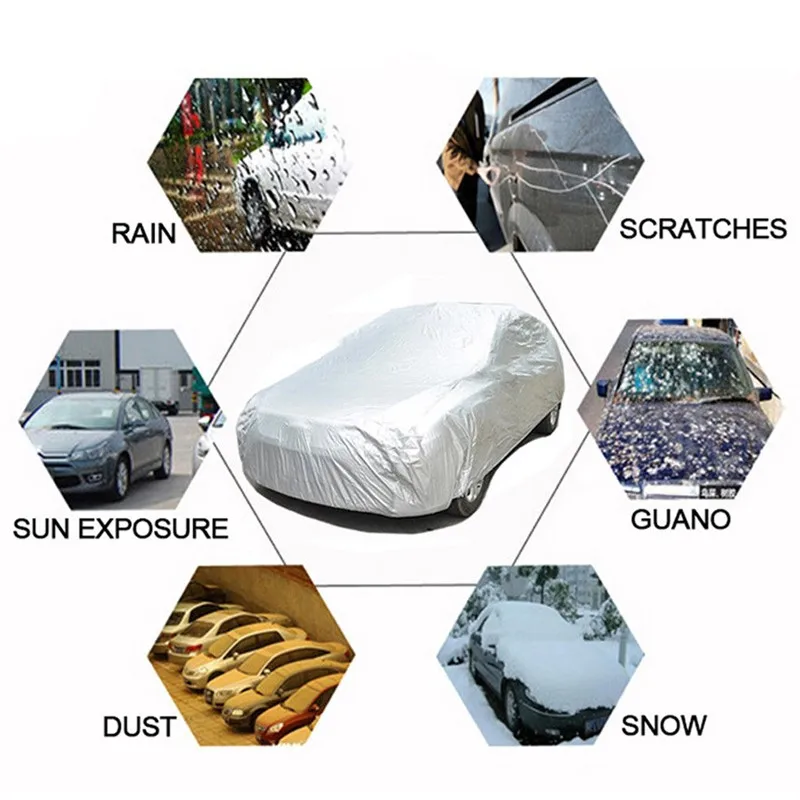 Car Cover Waterproof Automobiles Outdoor Full Cover Hail UV Protection Universal, S, M, L, XL, XXL
Car Cover Waterproof Automobiles Outdoor Full Cover Hail UV Protection Universal, S, M, L, XL, XXL