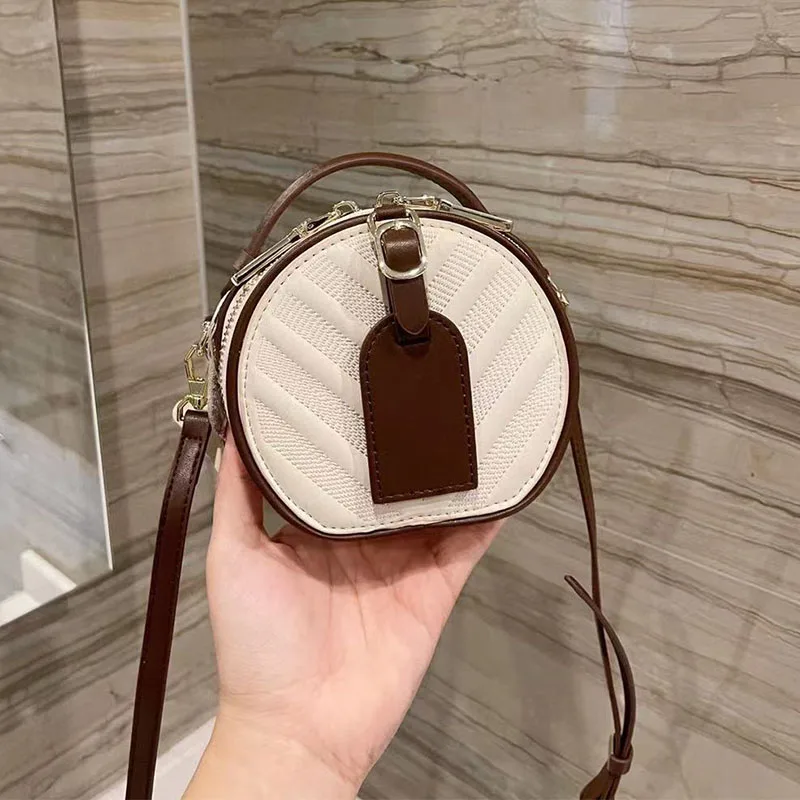 2021 Vintage Small Round Bag Round Cake Bag Women's Bags mini handbag Circular Bags Shoulder Messenger Bags
2021 Vintage Small Round Bag Round Cake Bag Women's Bags mini handbag Circular Bags Shoulder Messenger Bags