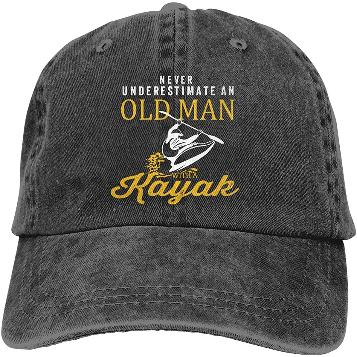 Never Underestimate an Old Man with A Kayak Men's & Women's Baseball Cap Vintage Washed Adjustable Funny Dad Hat Black
Never Underestimate an Old Man with A Kayak Men's & Women's Baseball Cap Vintage Washed Adjustable Funny Dad Hat Black