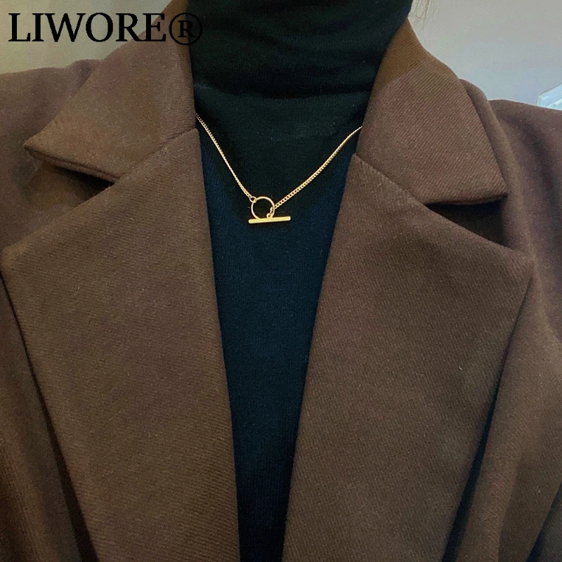 Liwore Fashion Stainless Steel Necklace For Women Retro Gold Choker Chain Necklace Sweater Chain Women Jewelry Gift
Liwore Fashion Stainless Steel Necklace For Women Retro Gold Choker Chain Necklace Sweater Chain Women Jewelry Gift