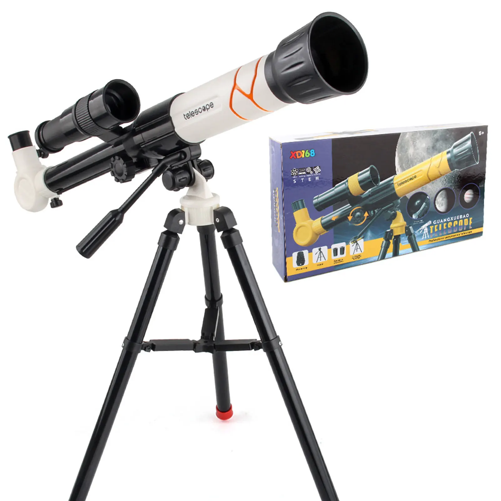 Children 40X Monocular Professional Astronomical Telescope Monocular With Tripod For Night Vision Tourism Moon Stars Camping
Children 40X Monocular Professional Astronomical Telescope Monocular With Tripod For Night Vision Tourism Moon Stars Camping