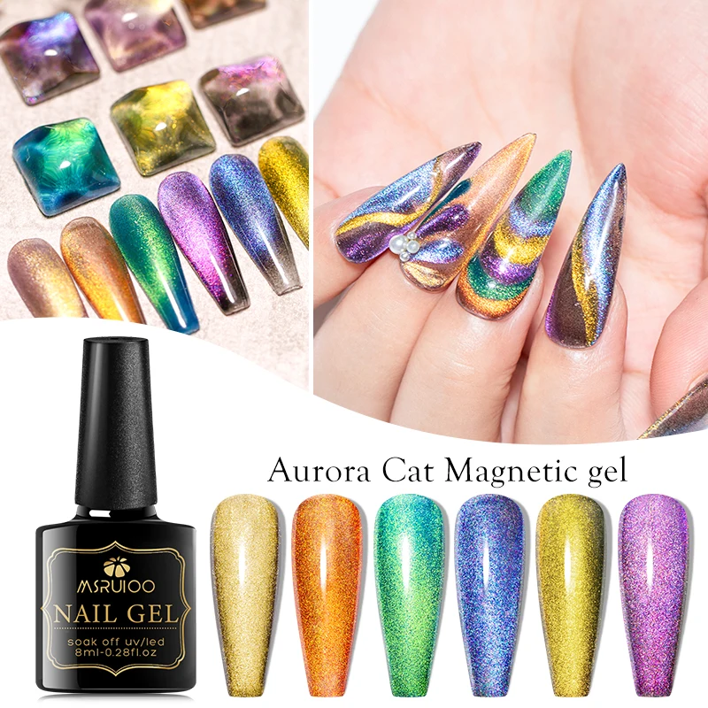 MSRUIOO 8ml 9D Cat Eye Hybrid Varnishes Gel Magnetic Gel Nail Polish Cat Nail UV Gel Holographics Laser Glitter Varnish
MSRUIOO 8ml 9D Cat Eye Hybrid Varnishes Gel Magnetic Gel Nail Polish Cat Nail UV Gel Holographics Laser Glitter Varnish