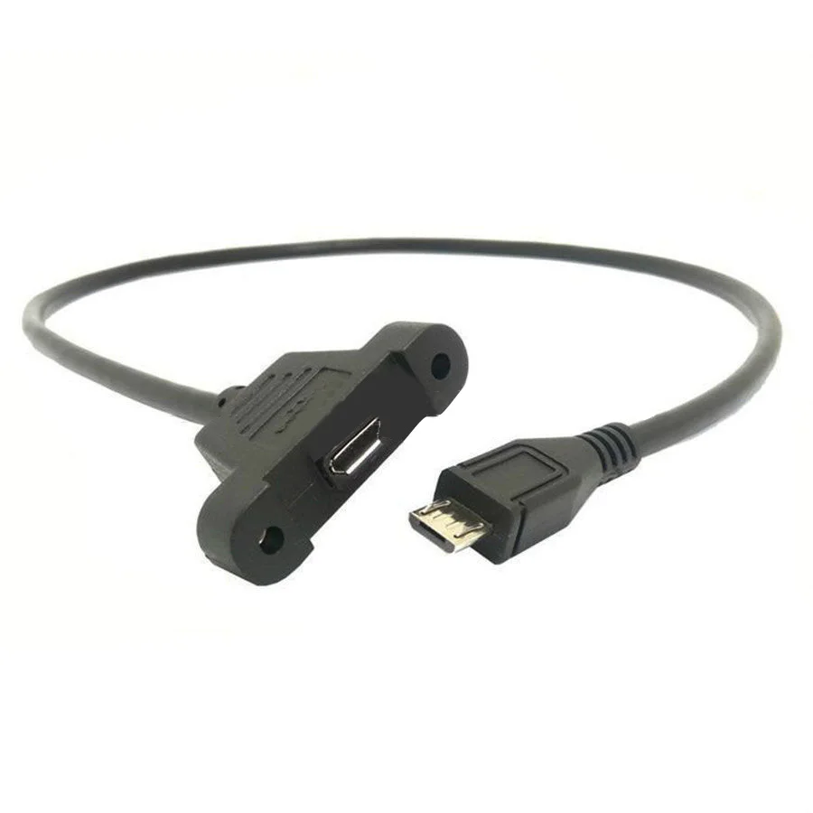 Micro Cable Extension w/ Screw For Data File Transfer Practical Durable 5 Pin Male to Female
Micro Cable Extension w/ Screw For Data File Transfer Practical Durable 5 Pin Male to Female