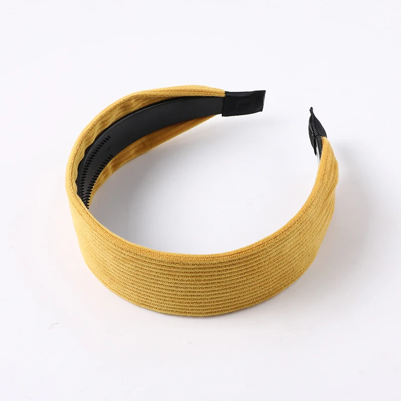 Simple Solid Color Striped Corduroy Hairbands Fashion Wide-Brimmed Headbands Elegant Hair Accessories For Women Headpieces
Simple Solid Color Striped Corduroy Hairbands Fashion Wide-Brimmed Headbands Elegant Hair Accessories For Women Headpieces