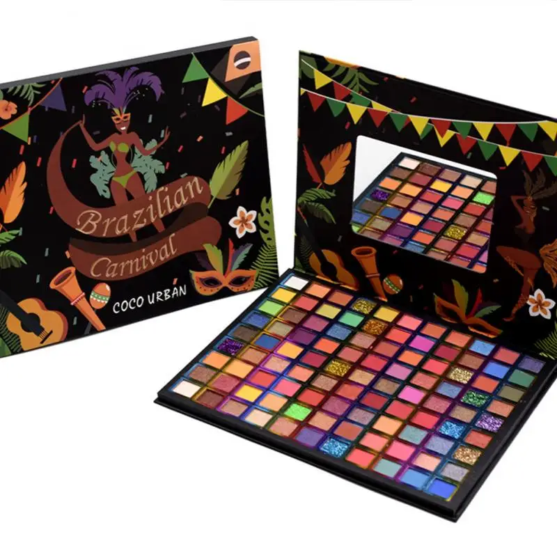 

COCO URBAN Eyeshadow Palette Colorful Shadows Pallet Glitter Highlighter Shimmer Make Up Pigment Matte Eye Shadow Pallete