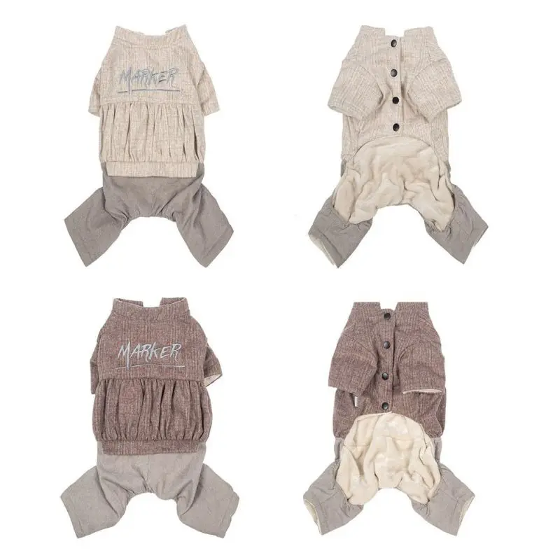 Autumn Winter Dog Jumpsuits Warm Thick Clothing Windproof Rompers For Small Medium Dogs Pet Coat Comfy Costume
Autumn Winter Dog Jumpsuits Warm Thick Clothing Windproof Rompers For Small Medium Dogs Pet Coat Comfy Costume