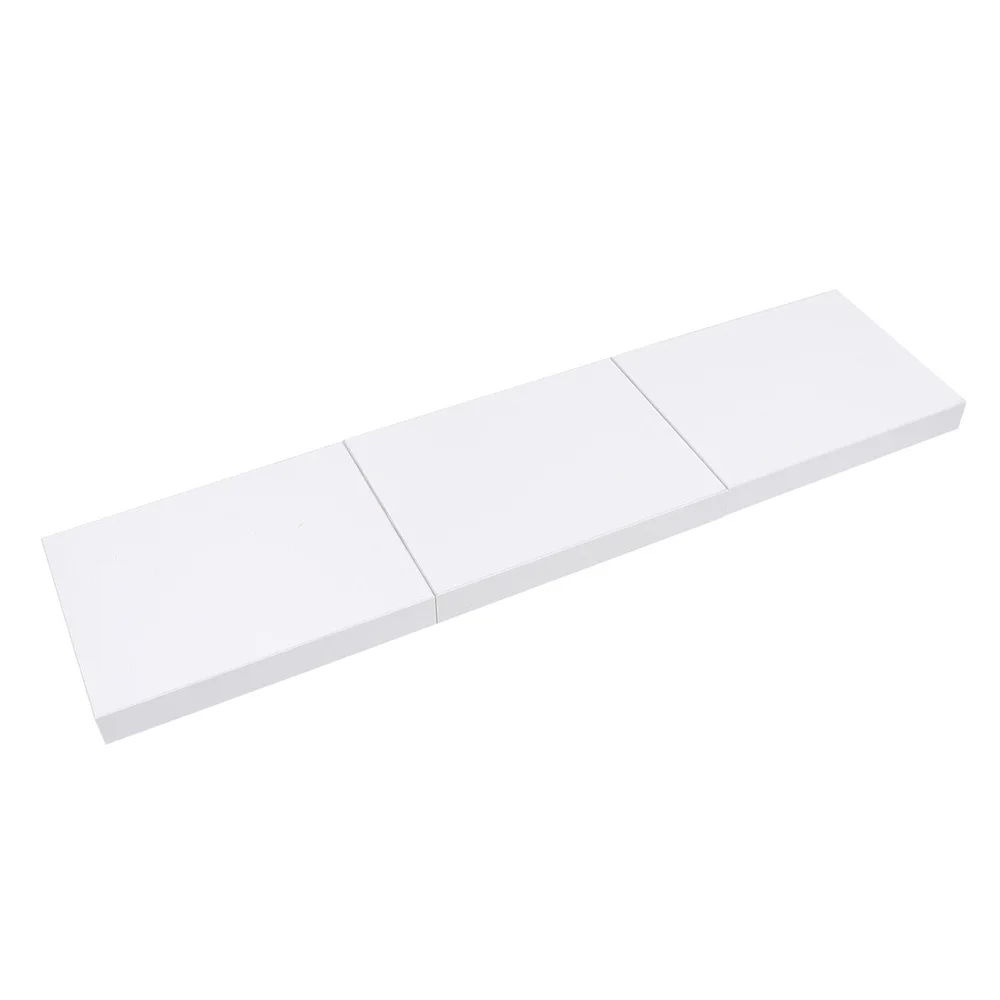 3pcs Floating Storage Rack Organizer Wall-mounted Shelves Bookshelf for Living Room Bedroom Office (White)
3pcs Floating Storage Rack Organizer Wall-mounted Shelves Bookshelf for Living Room Bedroom Office (White)