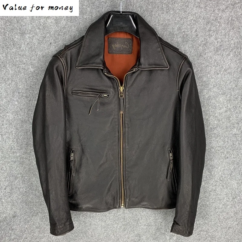 casual shipping.US Free style,J26 Turkey Tea Core Cowhide Jacket,vintage genuine Leather coat.motor biker leather jackets,sales
casual shipping.US Free style,J26 Turkey Tea Core Cowhide Jacket,vintage genuine Leather coat.motor biker leather jackets,sales
