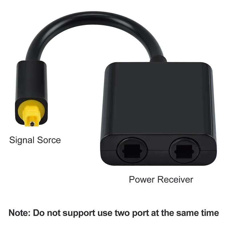 15cm Digital SPDIF Optical Audio Splitter cable Adapter 2 Way Toslink Splitter SPDIF Optical Cable Splitter Hub 1 input 2 Output
15cm Digital SPDIF Optical Audio Splitter cable Adapter 2 Way Toslink Splitter SPDIF Optical Cable Splitter Hub 1 input 2 Output