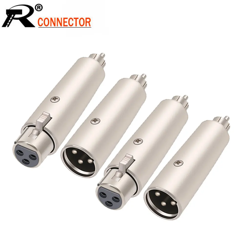 10pcs/lot 3Pin RCA Male Plug to 3 Pin XLR Female Socket Audio Speaker Adapter Microphone Mic Connector Metal Silver
10pcs/lot 3Pin RCA Male Plug to 3 Pin XLR Female Socket Audio Speaker Adapter Microphone Mic Connector Metal Silver