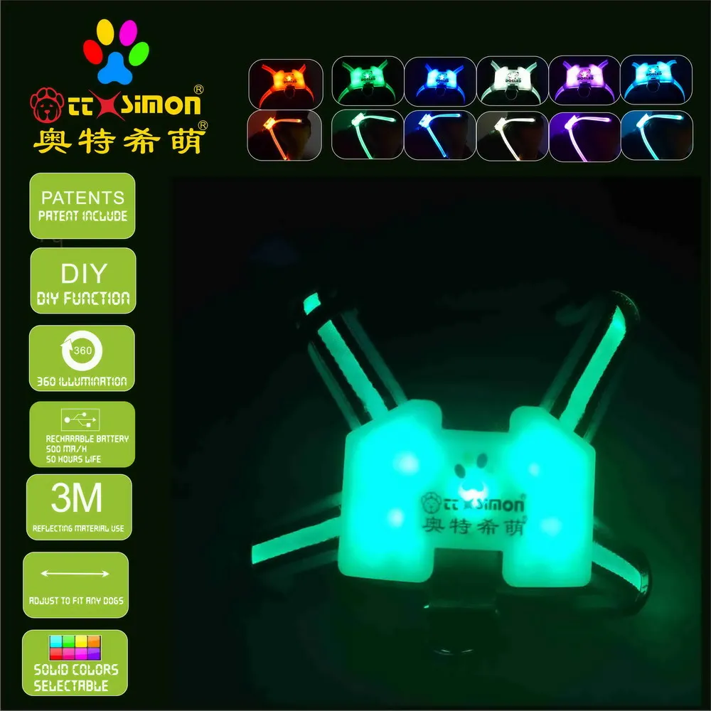 CC Simon уникальные светодиодные шлейки для собак с зарядкой от usb, свинцовый жилет для щенков, жилет для домашних животных xl, ошейник для крупны...
CC Simon уникальные светодиодные шлейки для собак с зарядкой от usb, свинцовый жилет для щенков, жилет для домашних животных xl, ошейник для крупны...