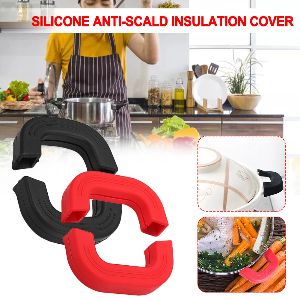 2pcs Silicone Handle Holder Cookware Holders Cover Oven Mitts Heat Resistant Pot Sleeve Grip For Frying Cast Iron Skillet Pan
2pcs Silicone Handle Holder Cookware Holders Cover Oven Mitts Heat Resistant Pot Sleeve Grip For Frying Cast Iron Skillet Pan