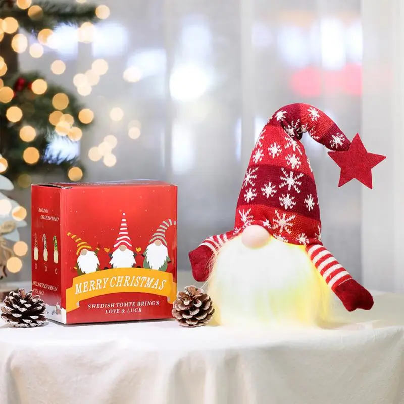 New Glowing Gnome Christmas Faceless Doll Merry Christmas Home Decoration Navidad Gift for New Year 2022 Christmas Accessories
New Glowing Gnome Christmas Faceless Doll Merry Christmas Home Decoration Navidad Gift for New Year 2022 Christmas Accessories