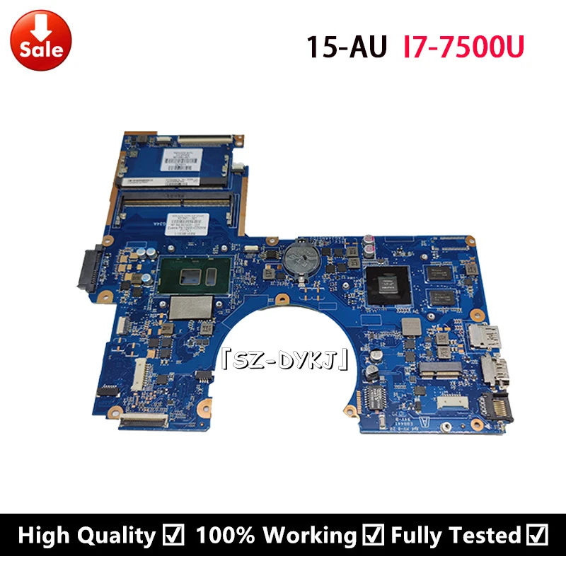 For HP 15-AU Laptop Motherboard 901581-001 901581-601 DAG34AMB6D0 With SR2ZV i7-7500u Mainboard
For HP 15-AU Laptop Motherboard 901581-001 901581-601 DAG34AMB6D0 With SR2ZV i7-7500u Mainboard