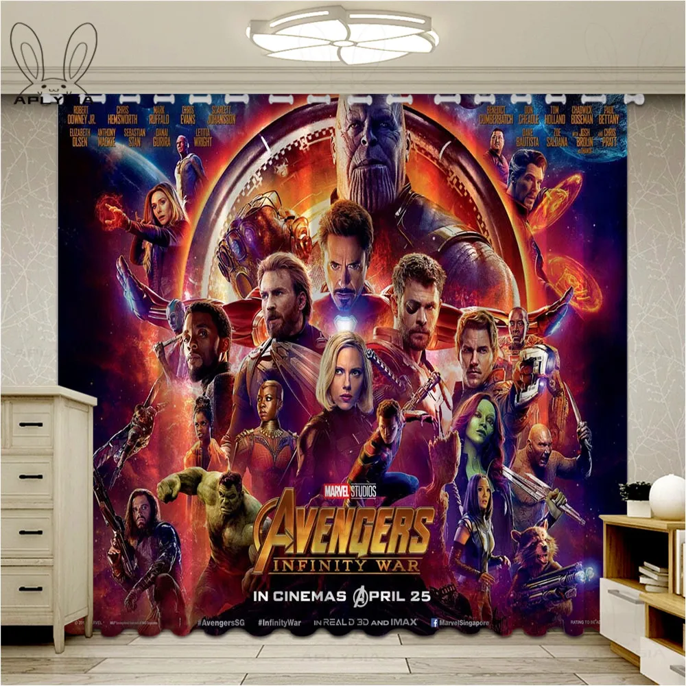 The Superhero Infinity War Curtains For Living Room Kids Bedroom Shade Drapes Home Improvement Darkening Cortinas
The Superhero Infinity War Curtains For Living Room Kids Bedroom Shade Drapes Home Improvement Darkening Cortinas