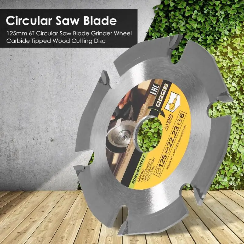 125mm 6T Circular Saw Blade Multitool Grinder Saw Disc Carbide Tipped Wood Cutting Disc Carving Disc Blades for Angle Grinders
125mm 6T Circular Saw Blade Multitool Grinder Saw Disc Carbide Tipped Wood Cutting Disc Carving Disc Blades for Angle Grinders