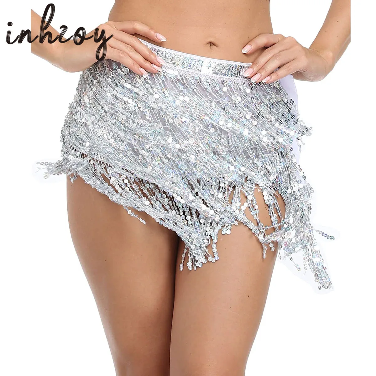 Sexy Sequin Tassel Skirt Belly Dance Hip Scarf Performance Outfit Sequins Skirt Belts Body Accessories for Women Girls
Sexy Sequin Tassel Skirt Belly Dance Hip Scarf Performance Outfit Sequins Skirt Belts Body Accessories for Women Girls
