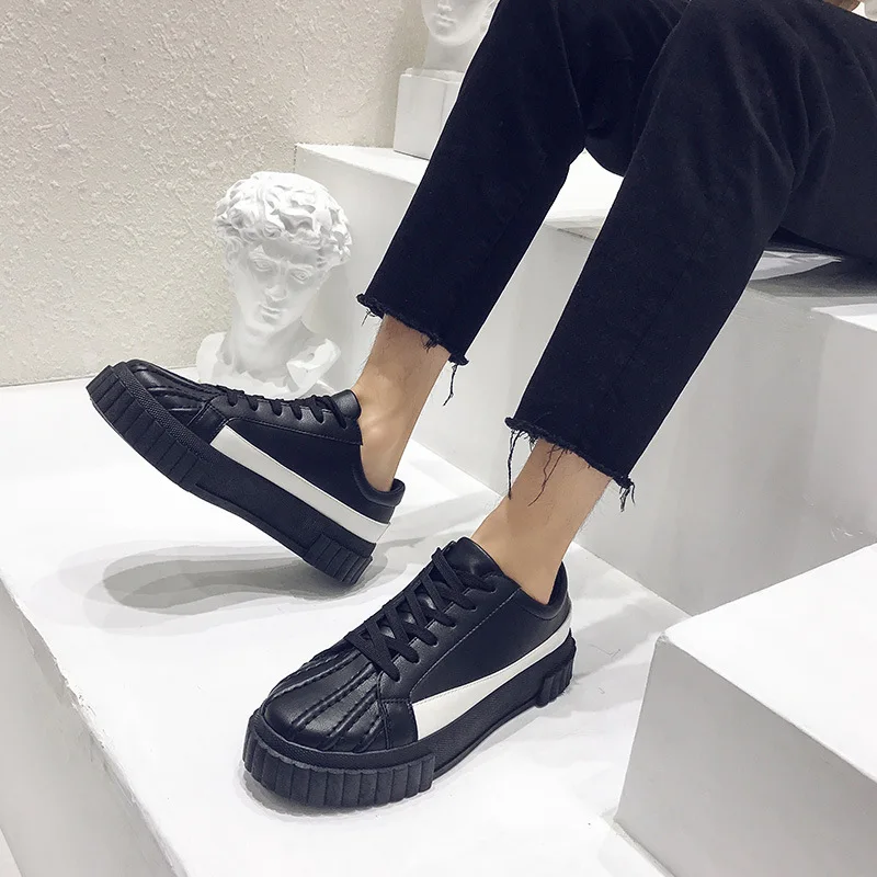 2019 Men Flat Shoes Lace-up tenis masculino White Walking Shoes Top Quality Sneaker for men tenis masculino adulto
2019 Men Flat Shoes Lace-up tenis masculino White Walking Shoes Top Quality Sneaker for men tenis masculino adulto