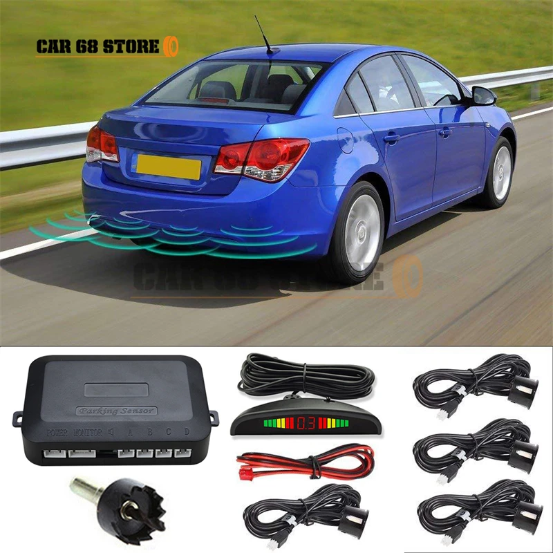 1 Set Car Vehicle Reverse Backup Radar System With 4 Parking Sensors Distance Detection LED Distance Display Auto Electronics
1 Set Car Vehicle Reverse Backup Radar System With 4 Parking Sensors Distance Detection LED Distance Display Auto Electronics