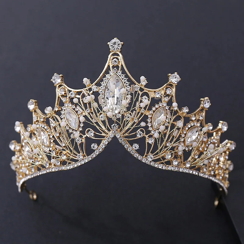 Beautiful Korean Birthday Hair Crown Rhinestone Crystal Beaded Headband Handmade Crown Bride Wedding Hair Accessories Ornaments
Beautiful Korean Birthday Hair Crown Rhinestone Crystal Beaded Headband Handmade Crown Bride Wedding Hair Accessories Ornaments