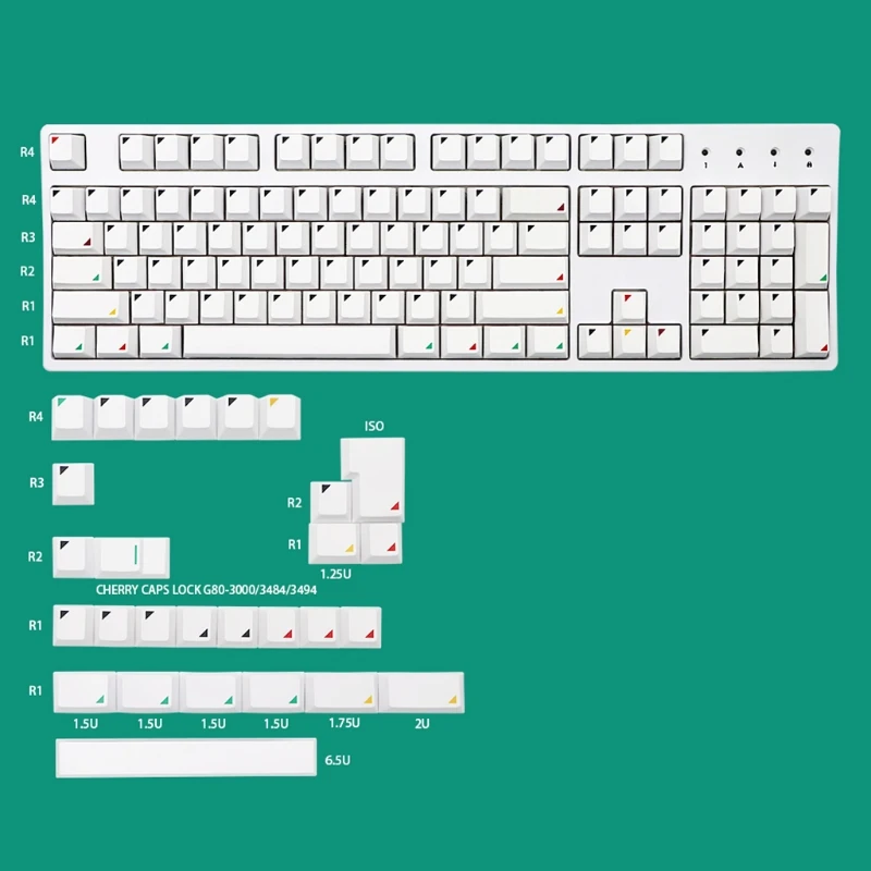35EA 132 клавиши Белые красящие подключения клавиши Cherry Profile PBT Keycap Iso Набор для 61/64/68/71/84/87/96/980/104/108 механической клавиатуры
35EA 132 клавиши Белые красящие подключения клавиши Cherry Profile PBT Keycap Iso Набор для 61/64/68/71/84/87/96/980/104/108 механической клавиатуры