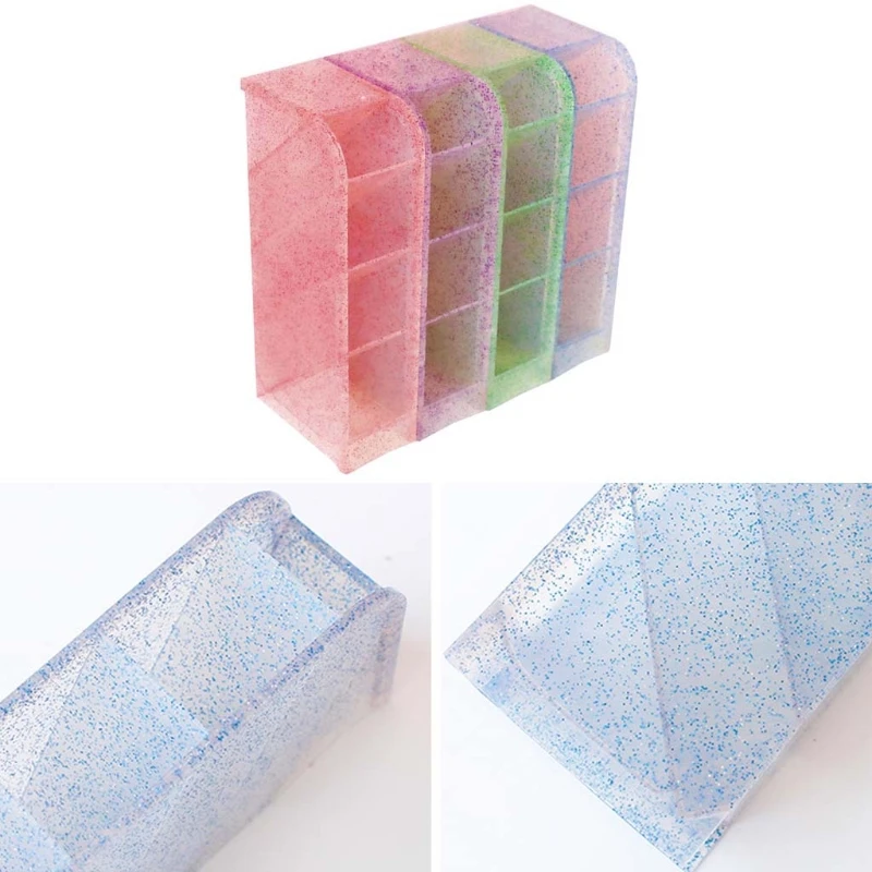 4 Grids Desktop Pen Holder Office Stationery Storage Box Pencil Makeup Organizer
4 Grids Desktop Pen Holder Office Stationery Storage Box Pencil Makeup Organizer