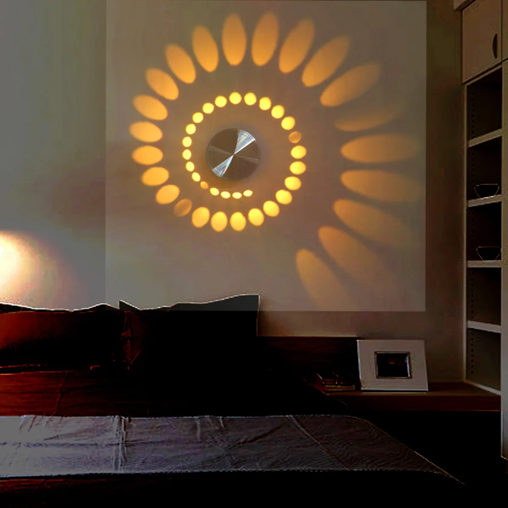 RGB Spiral Hole LED Wall Light Effect Wall Lamp With Remote Controller Colorful Wandlamp For Party Bar Lobby KTV Home Decoration
RGB Spiral Hole LED Wall Light Effect Wall Lamp With Remote Controller Colorful Wandlamp For Party Bar Lobby KTV Home Decoration