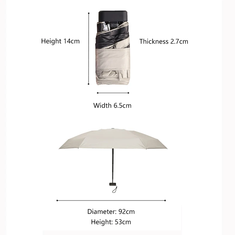 Mini Flat Umbrella Portable Six Folding Clear Umbrella Rain Women Small Men Umbrella Kids Sun Protect Anti UV ParasolUltralight
Mini Flat Umbrella Portable Six Folding Clear Umbrella Rain Women Small Men Umbrella Kids Sun Protect Anti UV ParasolUltralight