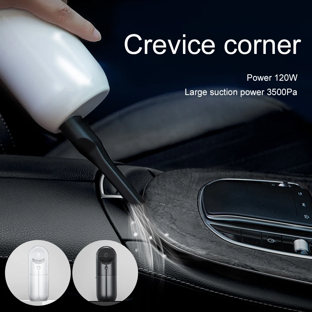 Wireless Portable Handheld Wet Dry Dual Use Mini Vacuum Cleaner 3500Pa Suction Home Car Desktop PC Cleaning Duster Fast delivery
Wireless Portable Handheld Wet Dry Dual Use Mini Vacuum Cleaner 3500Pa Suction Home Car Desktop PC Cleaning Duster Fast delivery